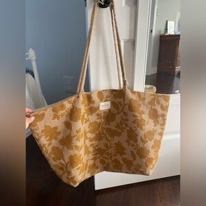 Sezane GRAND CABAS JUTE Ochre